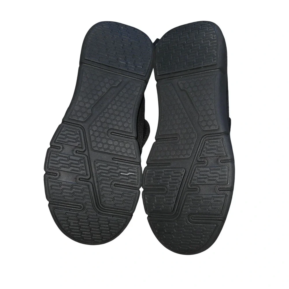 FitVille Rebound Core Walking Shoes Mens 13 EW Black Extra Wide Adjustable NWT